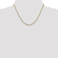 14k 3mm D/C Round Open Link Cable Chain-PEN206-18