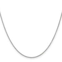 14k White Gold 1.2mm Cable Chain-PEN207-14