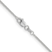 14k White Gold 1.2mm Cable Chain-PEN207-18
