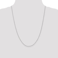 14k White Gold 1.2mm Cable Chain-PEN207-24