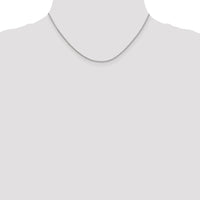 14k White Gold 1.6mm Round Open Link Cable Chain-PEN209-16