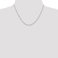 14k White Gold 1.6mm Round Open Link Cable Chain-PEN209-18