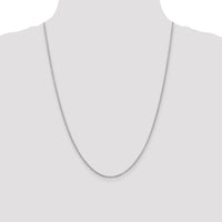 14k White Gold 2mm Round Open Link Cable Chain-PEN210-24