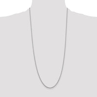 14k White Gold 2mm Round Open Link Cable Chain-PEN210-30
