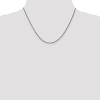14k White Gold 2.4mm Round Open Link Cable Chain-PEN211-18