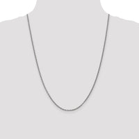 14k White Gold 2.4mm Round Open Link Cable Chain-PEN211-24