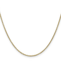 14k 1.4mm Round Open Wide Link Cable Chain-PEN214-18