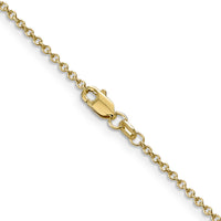 14k 1.4mm Round Open Wide Link Cable Chain-PEN214-22