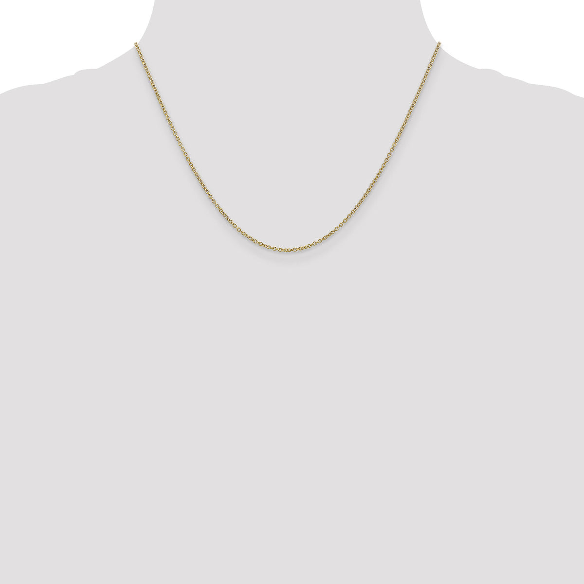 14k 1.4mm Round Open Wide Link Cable Chain-PEN214-18