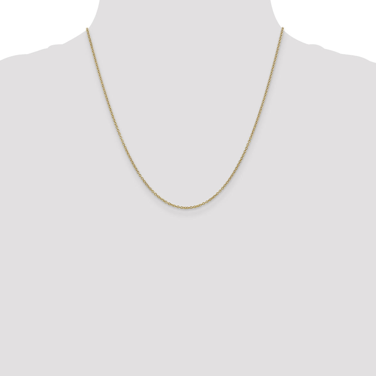 14k 1.4mm Round Open Wide Link Cable Chain-PEN214-20
