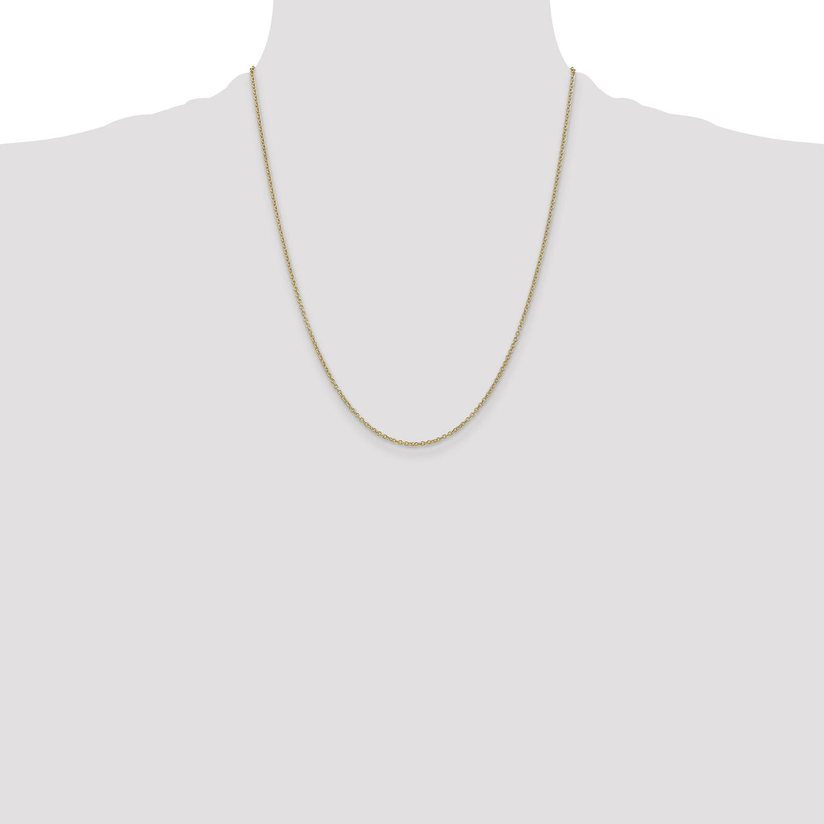 14k 1.4mm Round Open Wide Link Cable Chain-PEN214-22