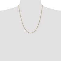 14k 1.4mm Round Open Wide Link Cable Chain-PEN214-22