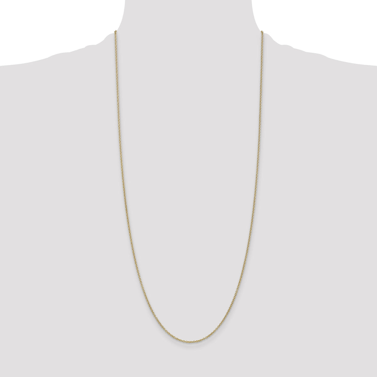14k 1.4mm Round Open Wide Link Cable Chain-PEN214-30