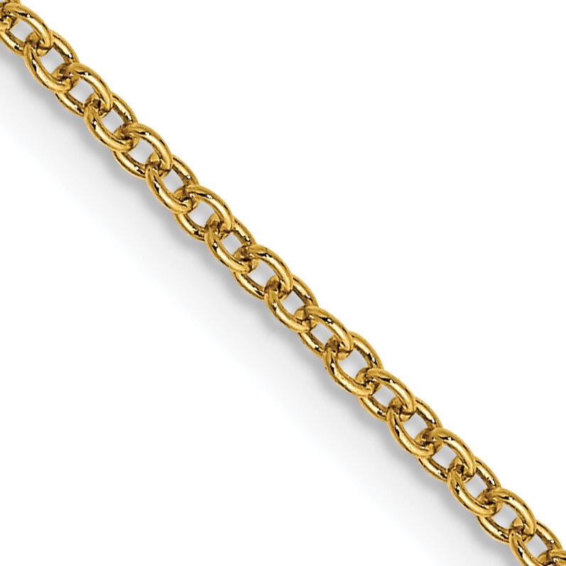 14k 1.4mm Round Open Wide Link Cable Chain-PEN214-20