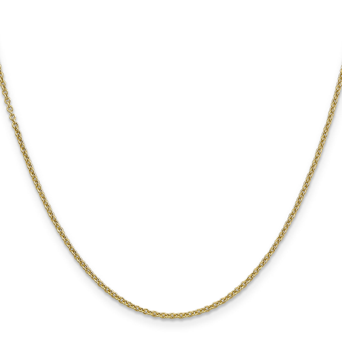 14k 1.6mm Round Open Link Cable Chain-PEN215-18
