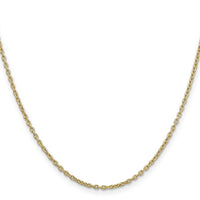 14k 2mm Round Open Link Cable Chain-PEN216-22