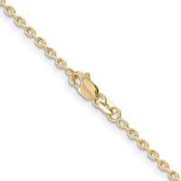 14k 2mm Round Open Link Cable Chain-PEN216-20