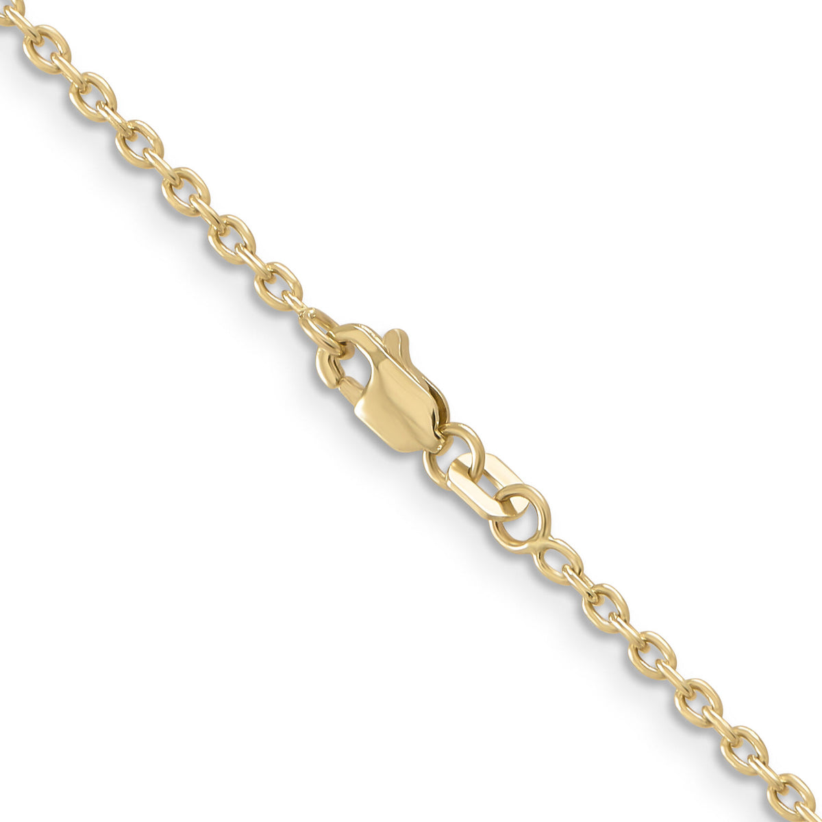 14k 2mm Round Open Link Cable Chain-PEN216-30