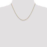 14k 2mm Round Open Link Cable Chain-PEN216-18