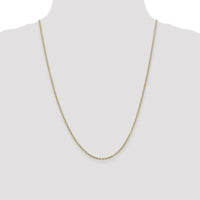 14k 2mm Round Open Link Cable Chain-PEN216-24
