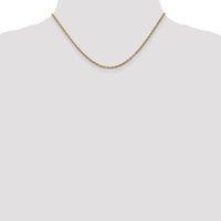 14k 2.4mm Round Open Link Cable Chain-PEN217-16