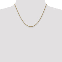 14k 2.4mm Round Open Link Cable Chain-PEN217-18