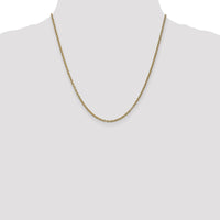 14k 2.4mm Round Open Link Cable Chain-PEN217-20