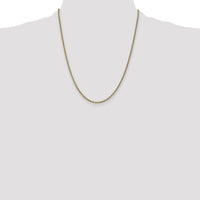 14k 2.4mm Round Open Link Cable Chain-PEN217-22
