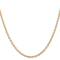 14k 3.2mm Round Open Link Cable Chain-PEN218-18
