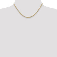 14k 3.2mm Round Open Link Cable Chain-PEN218-16