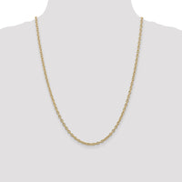 14k 3.2mm Round Open Link Cable Chain-PEN218-24