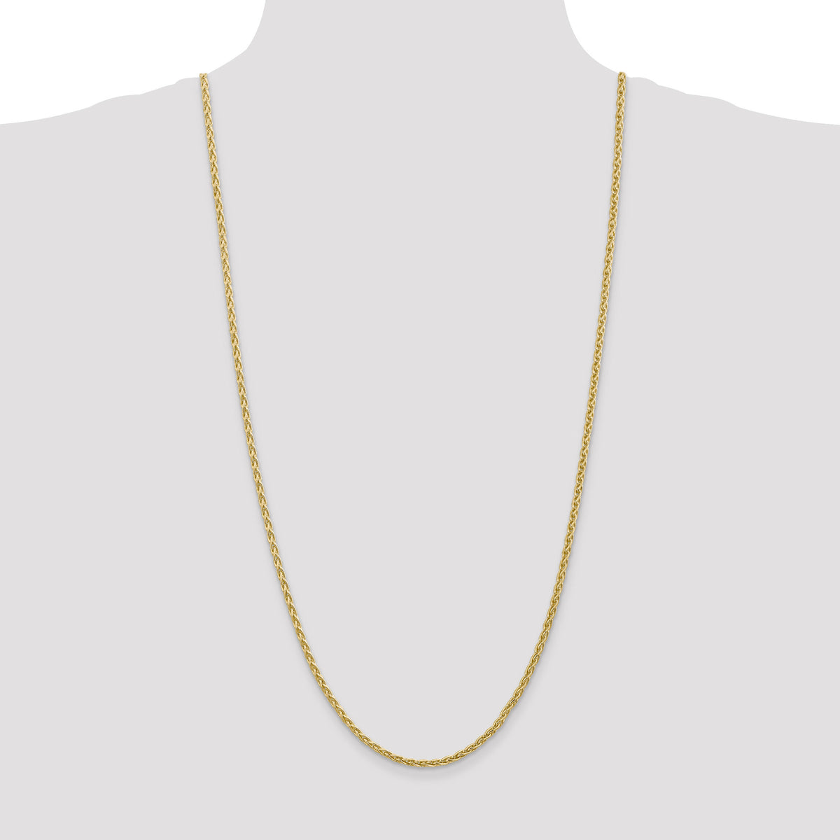 14k 3mm Parisian Wheat Chain-PEN22-30