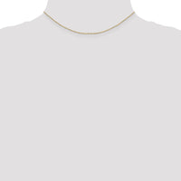 14k 1.2mm D/C Beaded Pendant Chain-PEN247-14