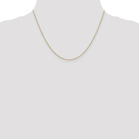 14k 1.2mm D/C Beaded Pendant Chain-PEN247-18