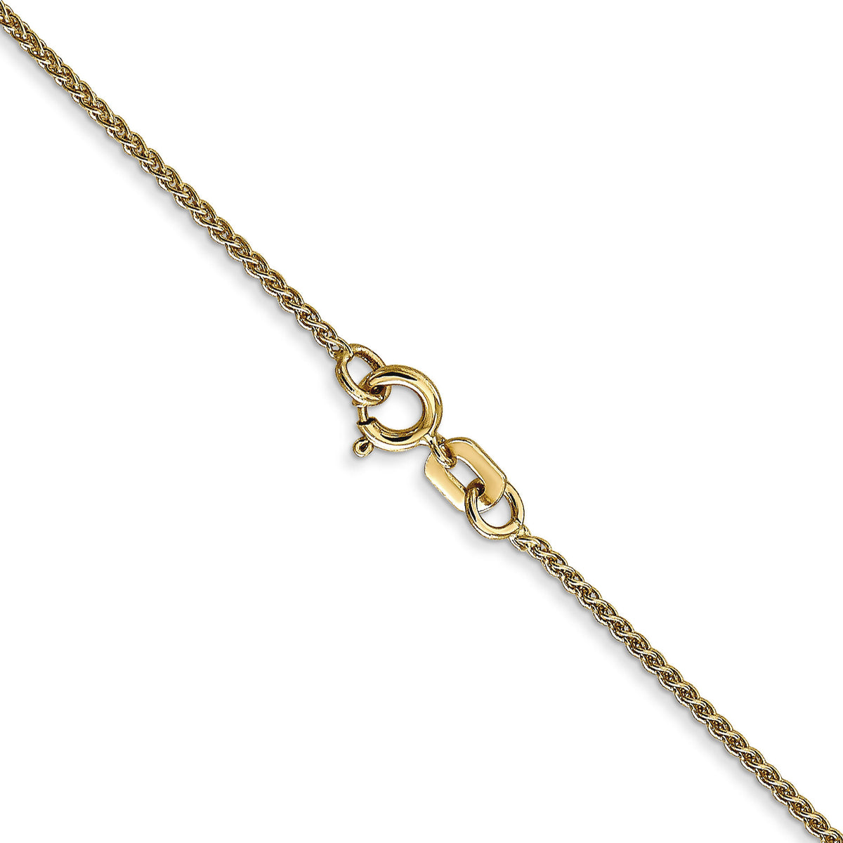 14k 1.05mm Spiga with Spring Ring Clasp Chain-PEN259-16