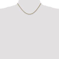 14k 1.05mm Spiga with Spring Ring Clasp Chain-PEN259-16