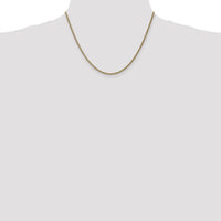 14k 1.05mm Spiga with Spring Ring Clasp Chain-PEN259-18