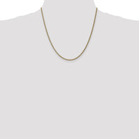 14k 1.05mm Spiga with Spring Ring Clasp Chain-PEN259-20