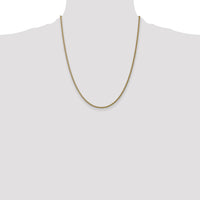 14k 1.05mm Spiga with Spring Ring Clasp Chain-PEN259-22