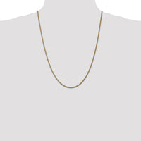 14k 1.05mm Spiga with Spring Ring Clasp Chain-PEN259-24