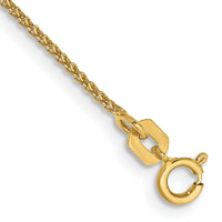 14k 1.05mm Spiga with Spring Ring Clasp Chain-PEN259-8