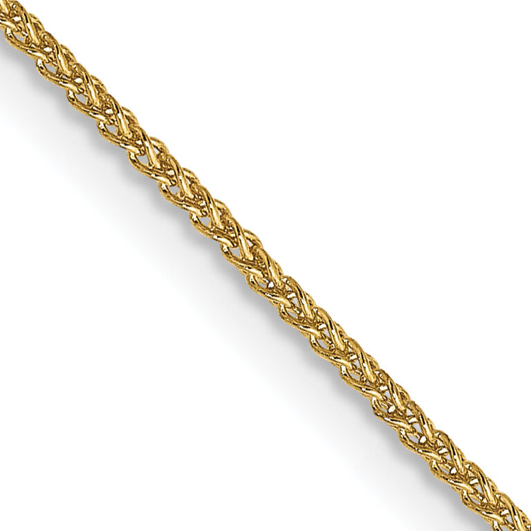 14k 1.05mm Spiga with Spring Ring Clasp Chain-PEN259-20