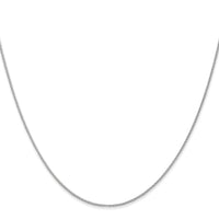 14k White Gold 1mm Parisian Wheat Chain-PEN260-20