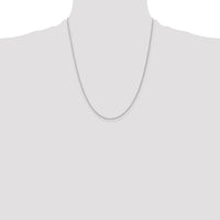 14k White Gold 1mm Parisian Wheat Chain-PEN260-22