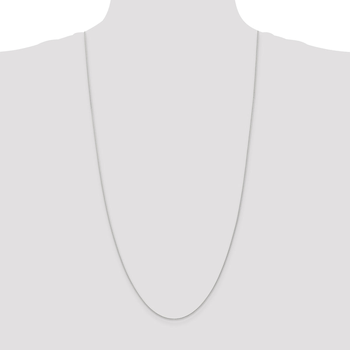 14k White Gold 1mm Parisian Wheat Chain-PEN260-30