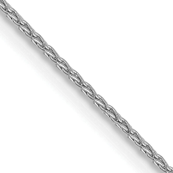 14k White Gold 1mm Parisian Wheat Chain-PEN260-14
