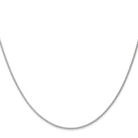 14k White Gold 1.2mm Parisian Wheat Chain-PEN261-24