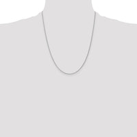 14k White Gold 1.2mm Parisian Wheat Chain-PEN261-22