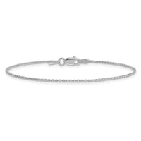 14k White Gold 1.2mm Parisian Wheat Chain-PEN261-6