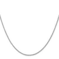 14k White Gold 1.5mm Parisian Wheat Chain-PEN262-20